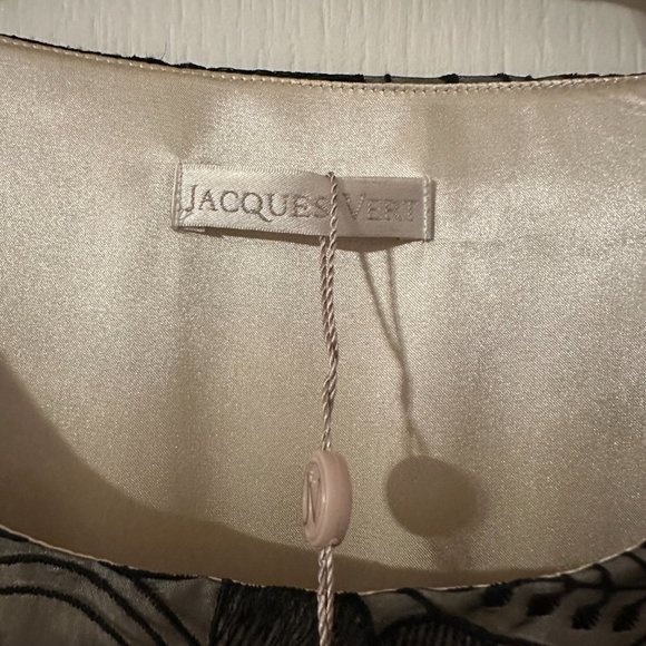 Jaques Vert Lacy Floral Black Dress (Size 20) - Picture 7 of 8